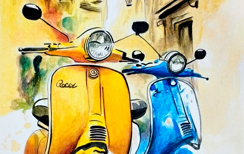 Como corrigir a ondulação do papel após a aquarela pronta?